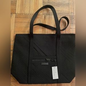 Vera Bradley black tote bag